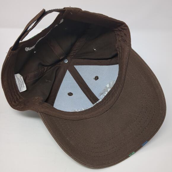 Answer Plot Strapback Hat Brown One Size Growing Smarter Starts Here - Picture 6 of 8